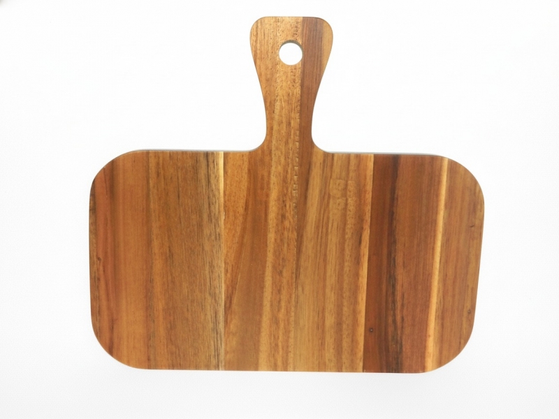 Contemporary acacia charcuterie board